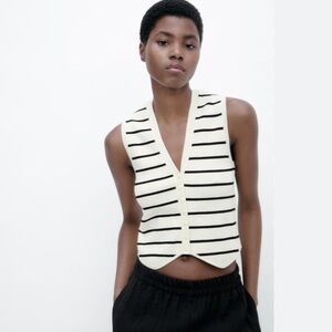 Zara knit vest